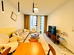 Gated community luxury furnished appartment 1 bedroom fully furnished 48k aljada Community