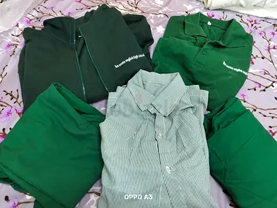 ISEHS uniform shirt size large jacket size large pant 34 other one 36 or uniform size large