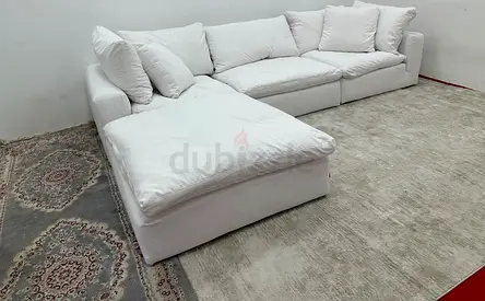 Still brand new marina home luscious liner fabric sofa