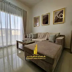 Beautiful furnished one-bedroom apartment with new furniture for monthly rent in Ajman - Al Jurf 2 -