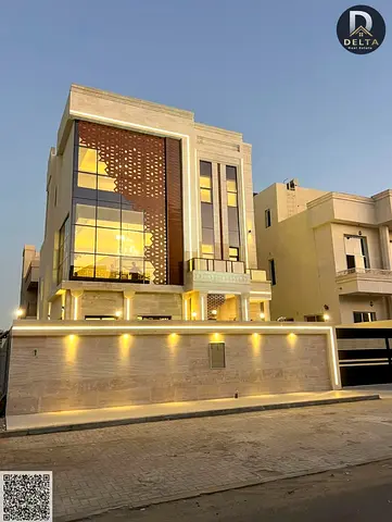 فيلا مودرن فاخرة للبيع في منطقة العالية – عجمان بموقع سكني استراتيجي وقريب من جميع الخدمات وشارع الشيخ محمد بن زايد، مناسبة للسكن العائلي أو الاستثمار