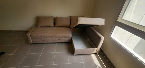 Ikea L shape sofa cum bed available in perfect condition