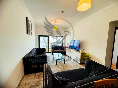 Furnished one-bedroom apartment for monthly rent in Ajman Clock Tower, including bills and internet
