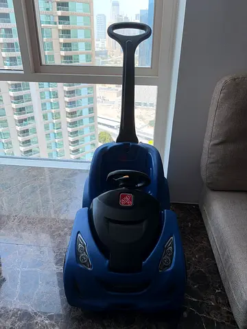 Blue Kids Push Ride-On Car with Handle - like new Condition
