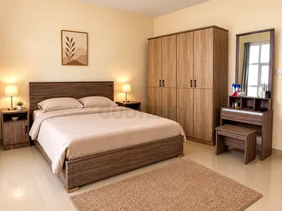 Complete 6-Piece Wooden Bedroom Set