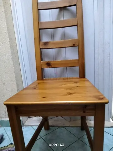 Ikea kaustby chair finished in a warm antique stain 6 chairs