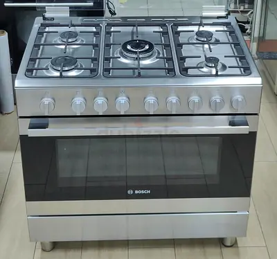 Free Delivery- BOSCH Latest Model 5-Burner Full Gass Cooking Range 90x60 CM
