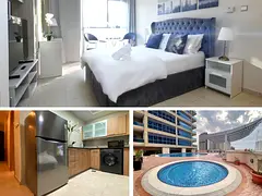 Studio in Dubai Marina near Sea & metro (No commission & all bills included)