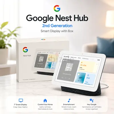 Google Nest Hub 2nd Gen - Smart Display with Box