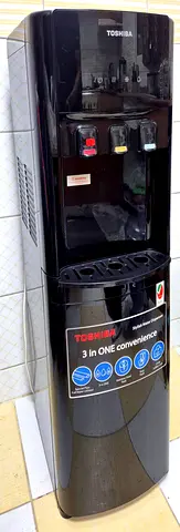 Toshiba Free-Standing Water Cooler - 3 Taps (Hot/Cold/Normal) - Clean & Perfect Working Order