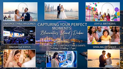 Bluewaters Island Media Production | Luxury Photography & Cinematic Videography in Dubai.