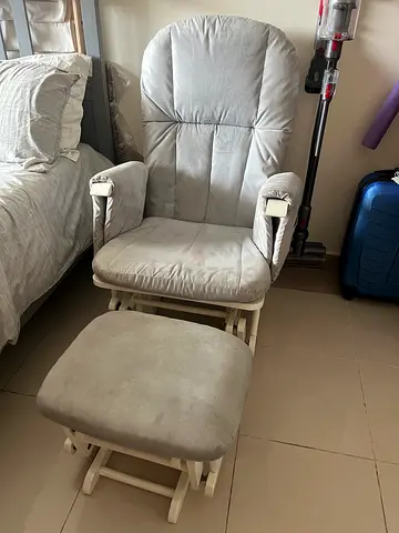 Tutti Bambini Glider Chair and Footstool