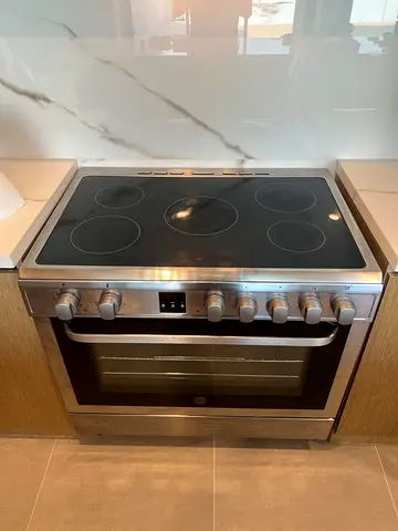 Hoover Stainless Steel Electric Ceramic Hob Oven - Good Condition