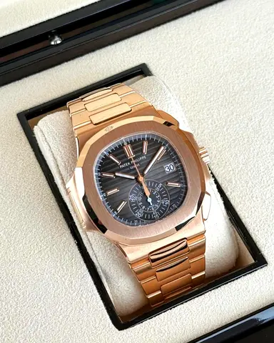 Patek Philippe Nautilus Rose Gold Men’s Watch 1:1 Clone