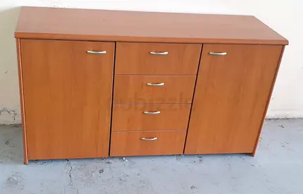 URGENT SALE: Solid Wood Wooden Sideboard / Storage Cabinet (Moving Out)