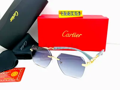 Cartier framless clean glasses with box