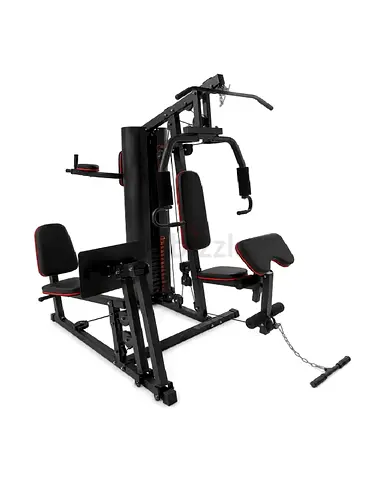 3 Station Multifunction Home Gym Strength Training Machine - Full Body Workout,Leg Press 60kgs Weigt