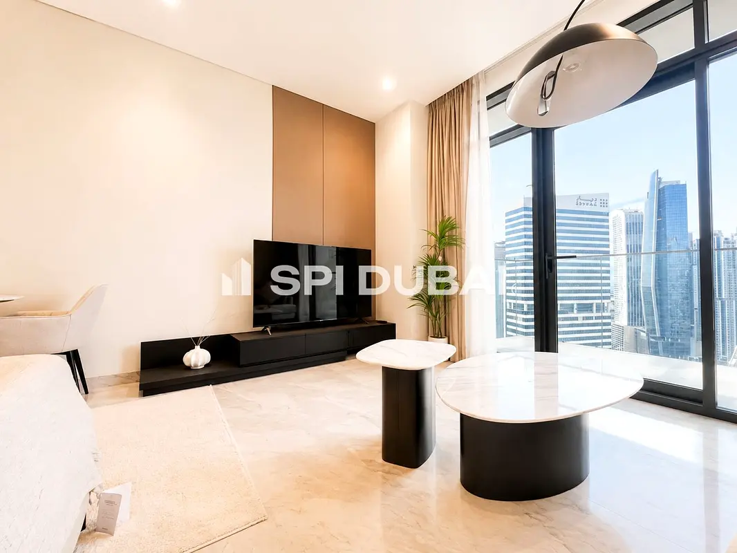 Furnished Studio | Peninsula Five | Canal & Burj View