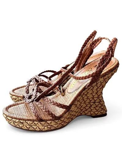 Leather espadrilles