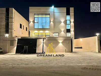 Luxury villa for sale in Al Helio 2, Ajman | Exquisite finishing. Price includes registration fees.