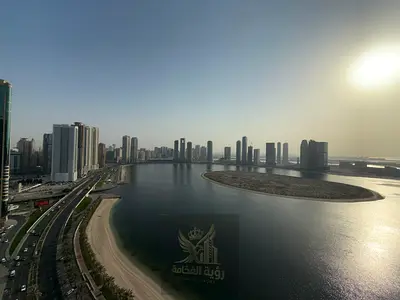 3غرف وصاله   نموذج امامي فيو كامل بحيره رسوم الخدمات 12 الف سنويا  مساحه 2500 قدم  موقف سياره  خاليه  سعر نهائي 1,5
