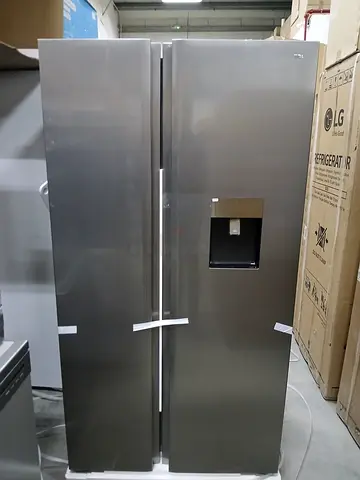TCL refrigerator side by side grey Brand new With 1 year warranty with freezer