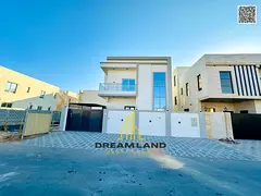 Luxury villa for rent in Al Amrah, Ajman | 5 master bedrooms + majlis + living room + maid's room |