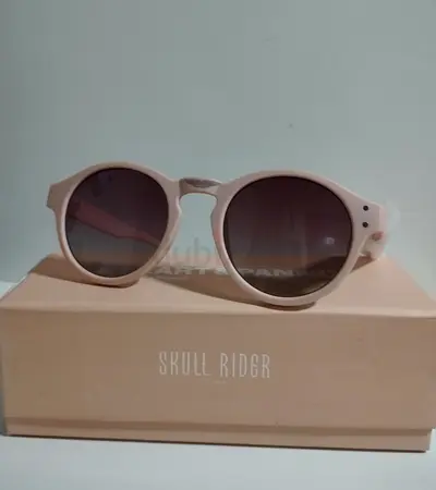 Skull Rider Round Sunglasses