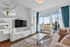 Unique Blue Design Apartment | Premium Stay