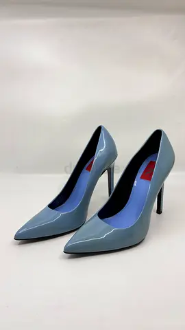 Calvin Klein Blue Patent Shoes Size 38