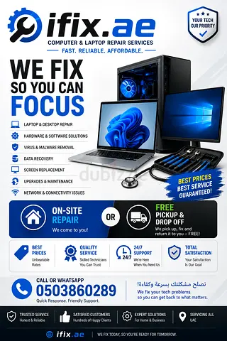 💻 iFix.ae – Computer & Laptop Repair Services