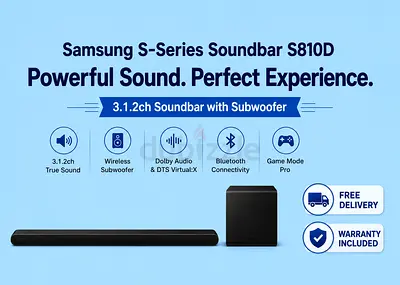 Samsung S-Series Soundbar S810D 3.1.2ch with Subwoofer