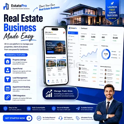 Real Estate Website & Management Software | All-in-One CRM Platform
