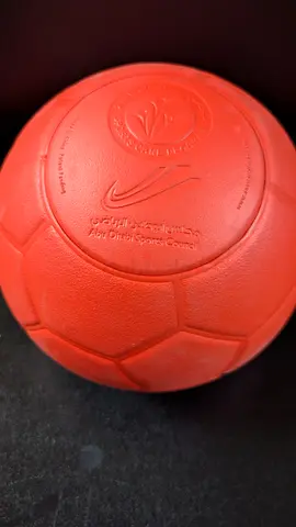 Red training football (rubber) - lightly used