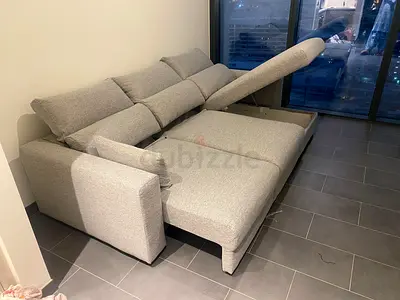 IKEA Eskilstuna L Shape Sofa Bed Grey