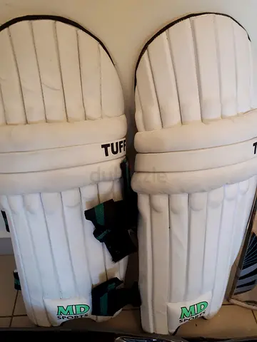 Used pair of MD & Tuff cricket batting pads - good condition