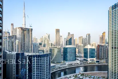 CANAL AND BURJ VIEW | HIGH FLOOR | FURNISHED