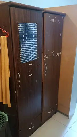 2 Wardrobe / Closet - Brown (TAKE ALL)