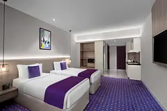 Triple Bed Sharing Near Dubai Mall Metro – Luxury Living (AED 3,200/mo)