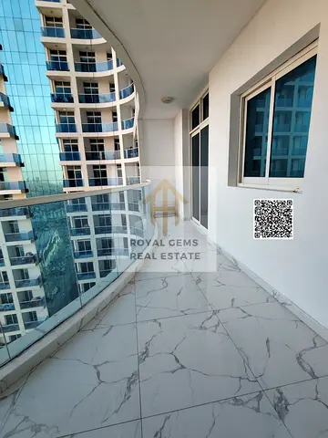 Luxury Fully Furnished 1-Bedroom Apartment with Spacious Balcony & Open View for Annual Rent in Oas
