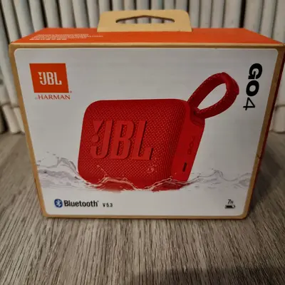 FACTORY SEALED Brand New JBL Go 4 Portable Bluetooth Speaker (Red) - Mirdif