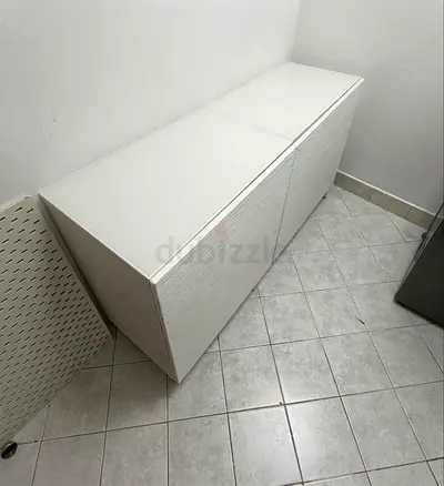 White storage cabinet / cupboard /TV UNIT - ORIGINAL PRICE 1200