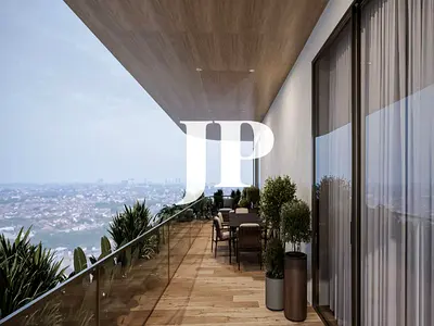 High-Floor Studio | Dubai Residence Complex | City View Terrace