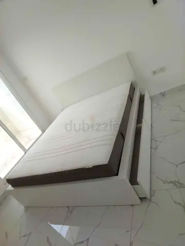 Ikea Queen Size Bed Frame with Mattress