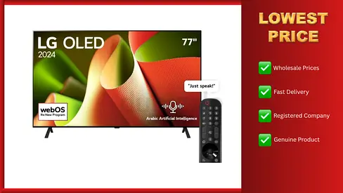 LG Tv OLED 77 Inch Smart 4K Brand New Television with AI ThinQ, Magic Remote