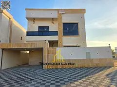 Own your dream villa now in the heart of Al Helio 2 – Ajman, two floors, at a price including regi