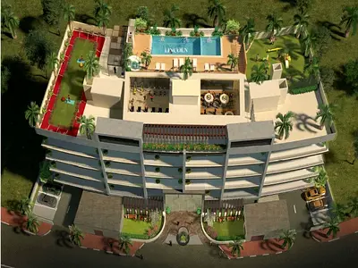 1BR Apartment | Lincoln Star Residence | Skyline & Pool Views