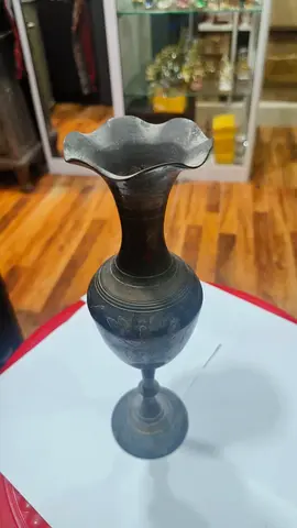 Antique Brass Decorative Vase 25cm height