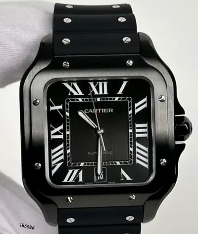 Cartier Santoos Master Quality Watche Rubber Strap