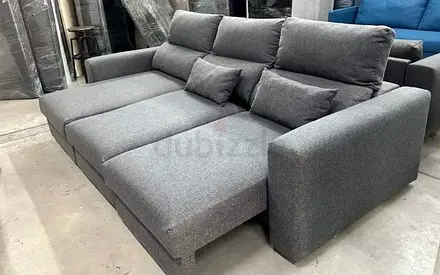 Excellent condition IKEA esklstuna lshape sofa bed with storage dark grey